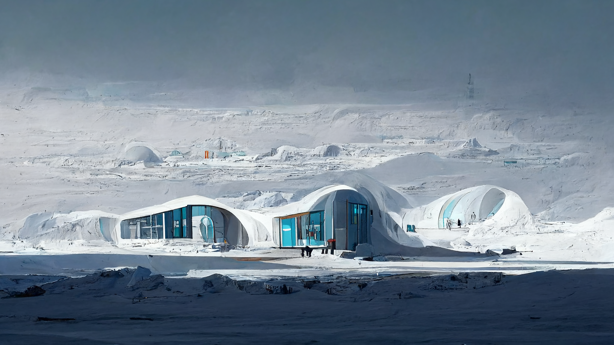 Antarctica 6 Prompt: Antarctica research station