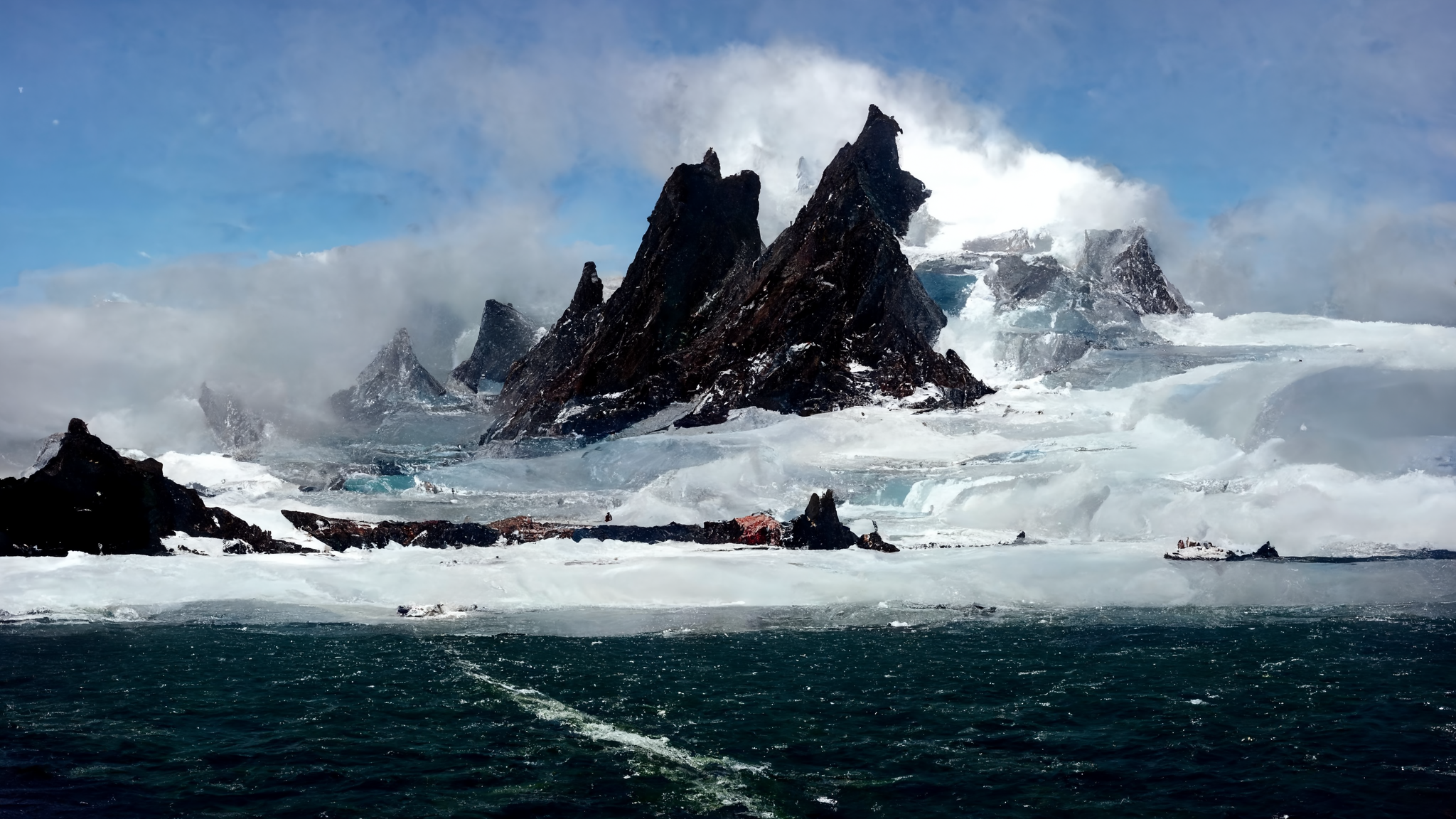 Antarctica 7 Prompt: A study abroad cruise to the Antarctic peninsula